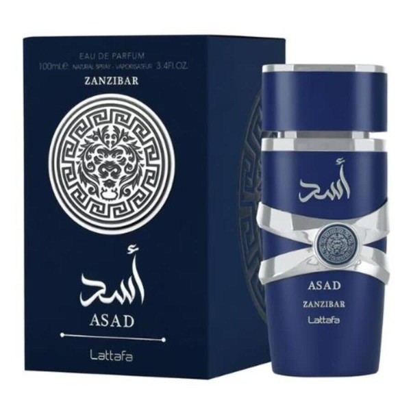 Asad Zanzibar Lattafa Perfumes para Hombres eau de parfum 100ml vaporizador