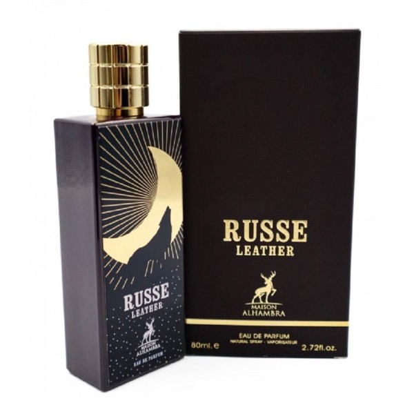 Russe Leather Maison Alhambra para Hombres y Mujeres eau de parfum 80ml vaporizador