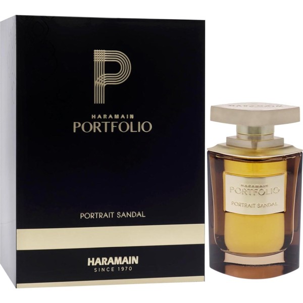 Portfolio Portrait Sandal Al Haramain Perfumes para Hombres y Mujeres eau de parfum 75ml vaporizador