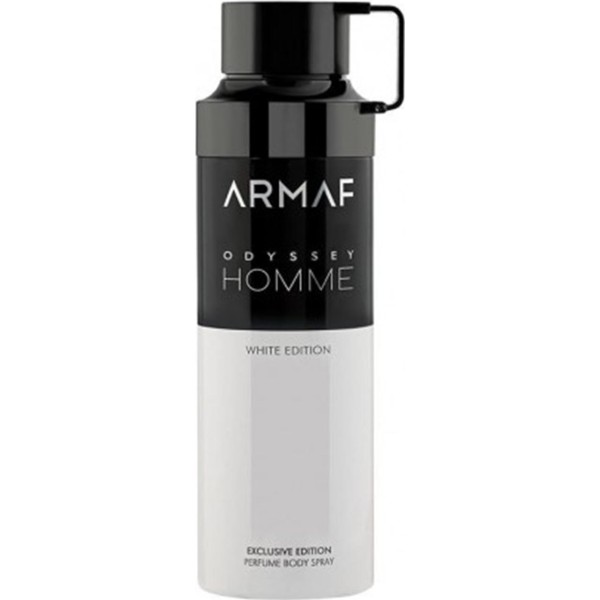 Odyssey Homme White Edition Body Mist Armaf para Hombres 200ml vaporizador