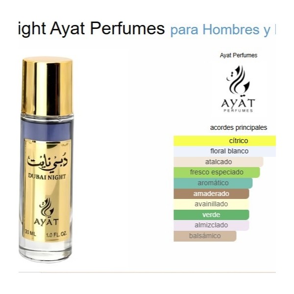Ayat dubai night eau de parfum 30ml