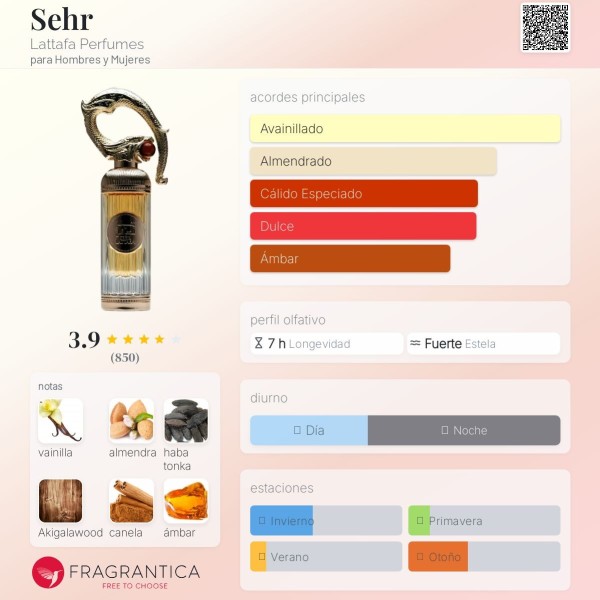 Sehr Lattafa Perfumes para Hombres y Mujeres 100ml